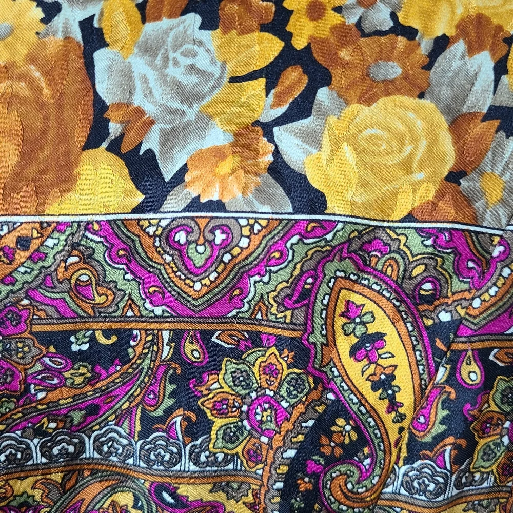 Anne Crimmins for Umi Collections Silk Paisley Baroque Vintage Blazer